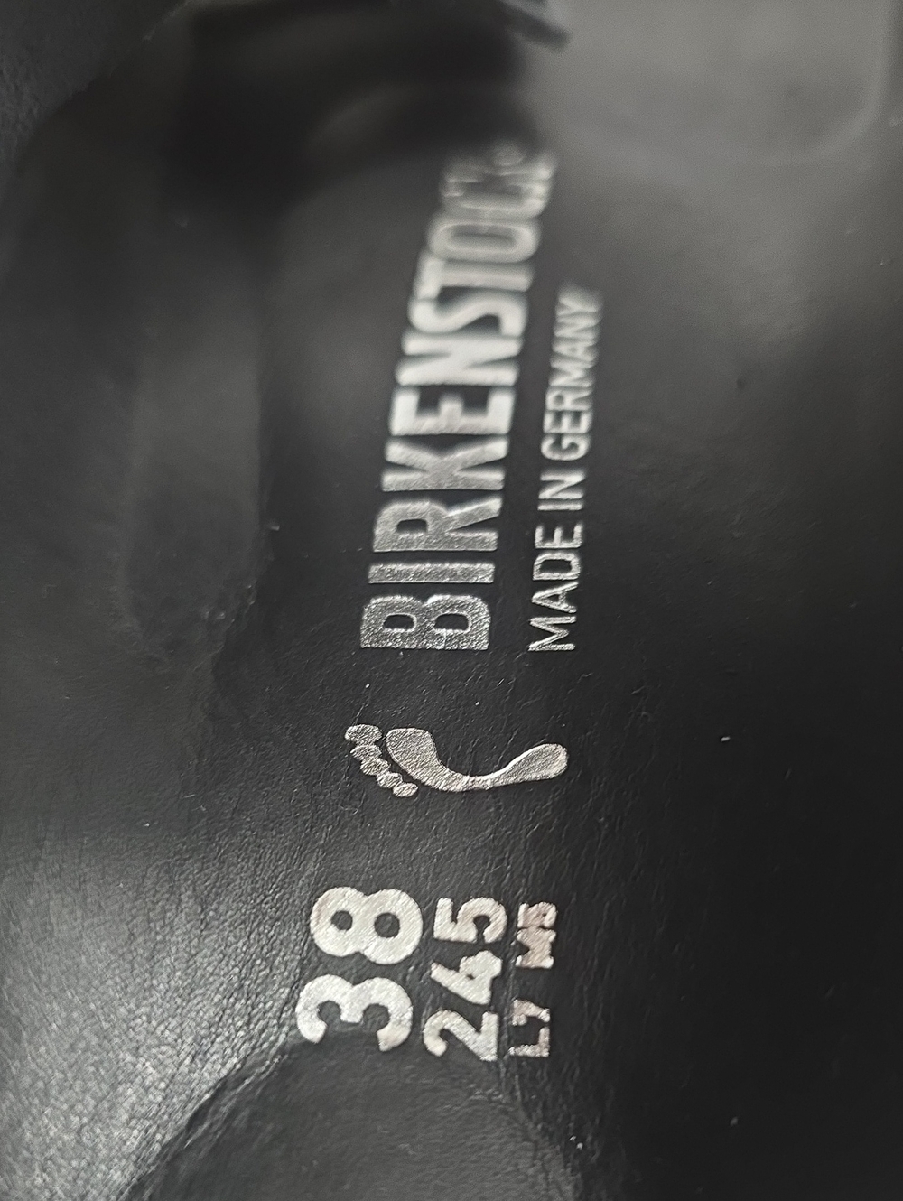 New Birkenstock Women's Milano Big Buckle Black Two-Strap Sandal - Picture 9 of 11